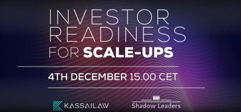 Investor Readiness for Scale-ups webinar Shadow Leaders and KassaiLaw dec 2025