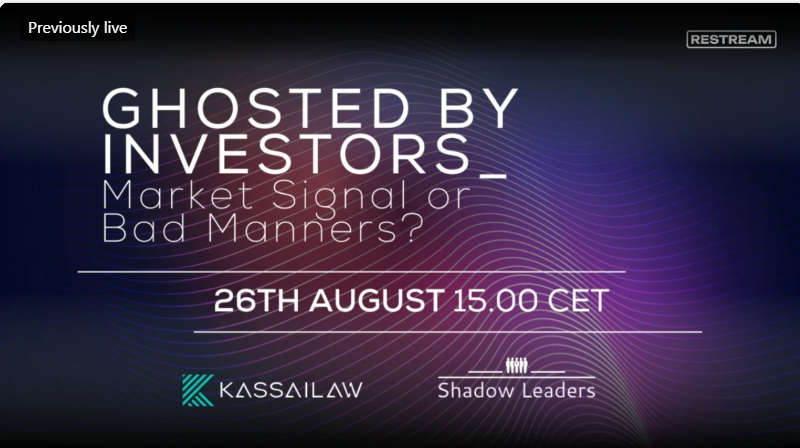 ghosted by investors webinar